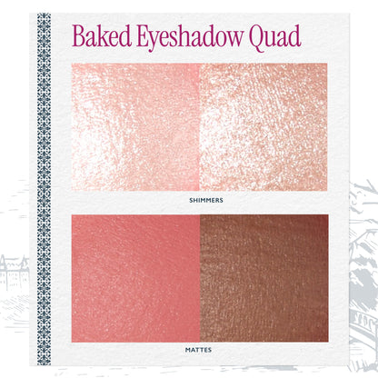 Limited Edition Baked Eyeshadow Quad- Pink Buttercream