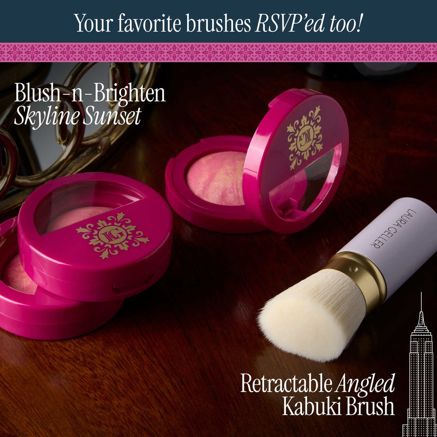 Limited Edition Baked Blush-n-Brighten Marbleized Blush