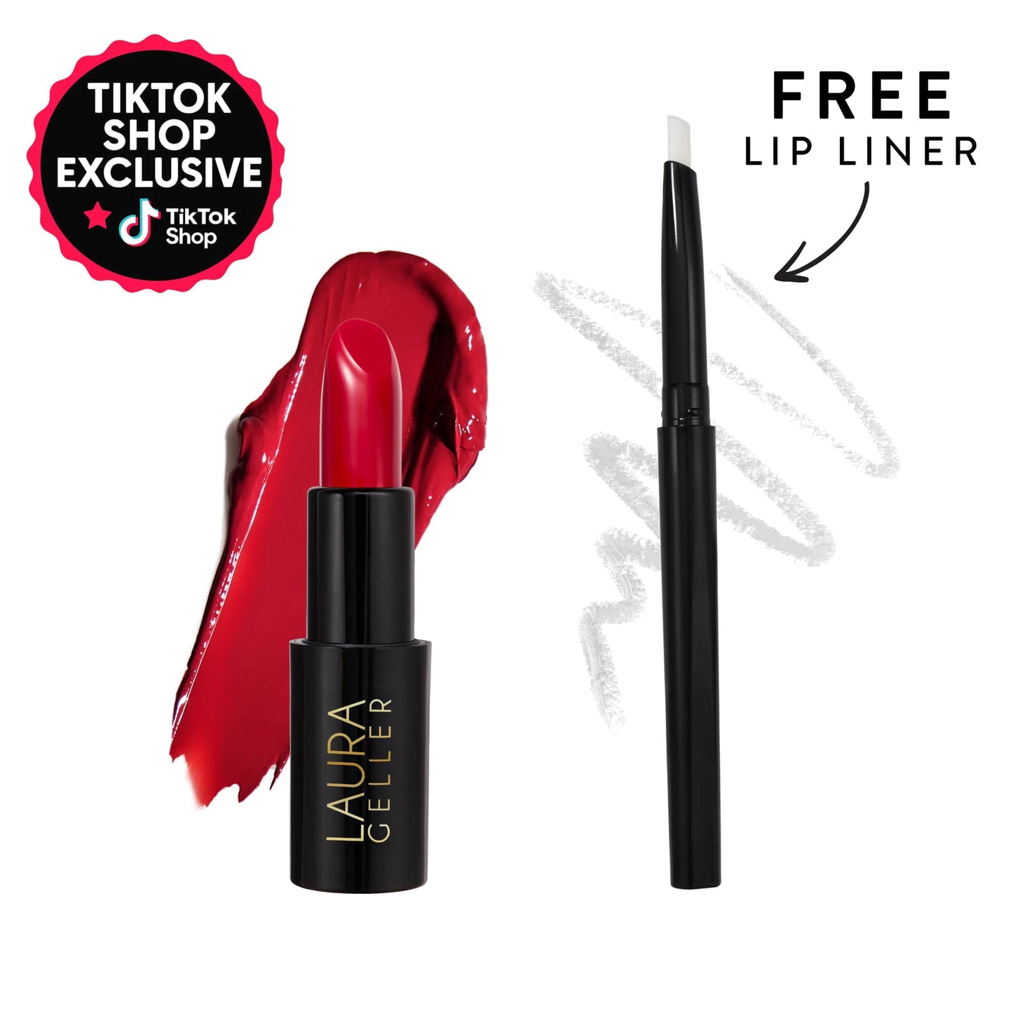 Laura Geller Modern Classic Cream Lipstick (FREE Invisible Color‑Locking Liner)